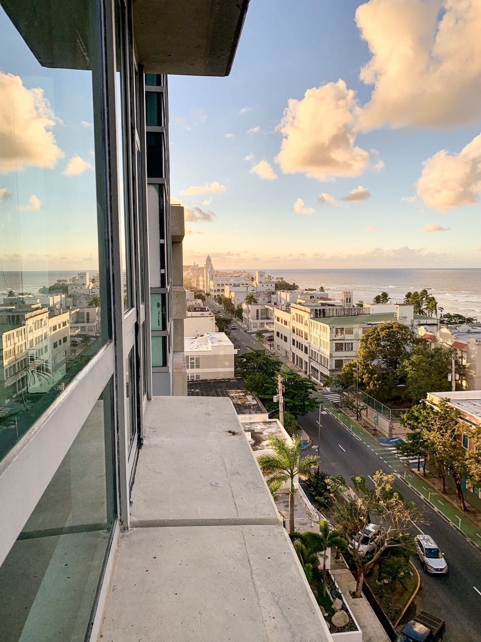 Oceans views into Old San Juan