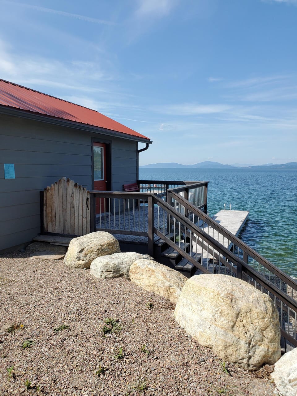 
   
beach and dock entrance 