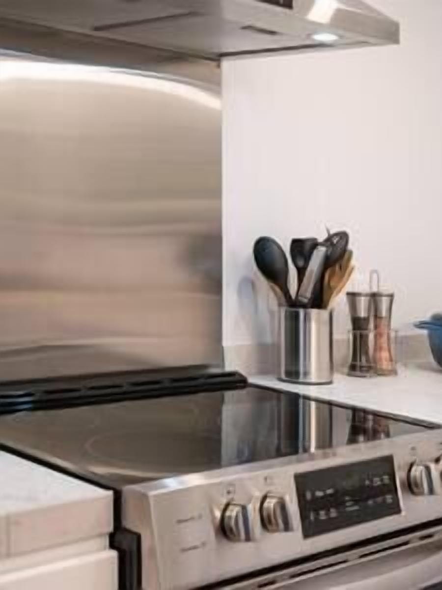 Cleaning supplies and instructions for appliances and gadgets can be found in one of the Lazy Susans