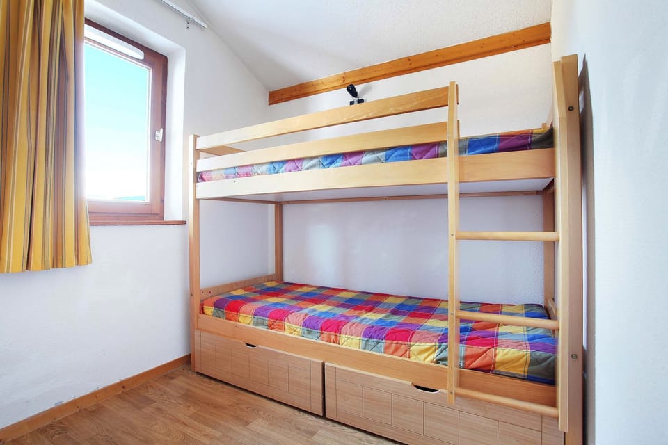 Drift to sleep in the bunk bed after a wonderful day outside.