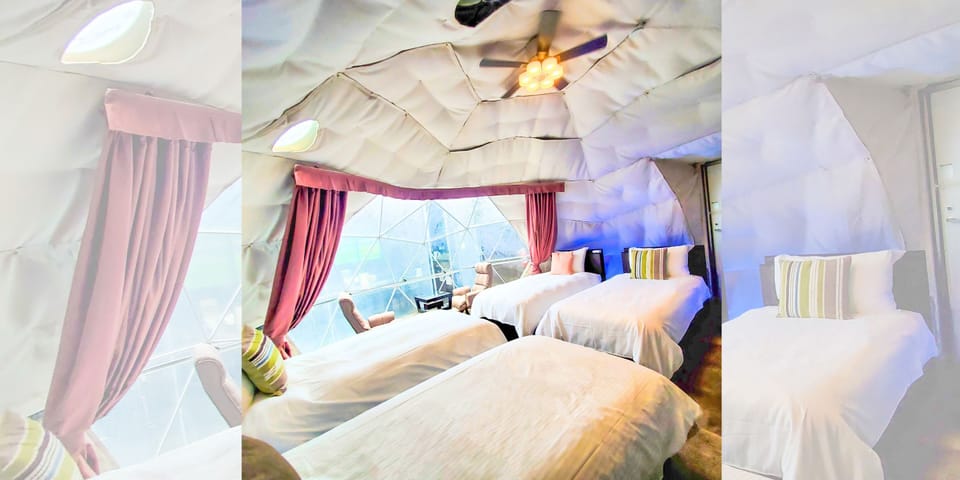 Glamping (with open-air bath) | WiFi (free), bed sheets
