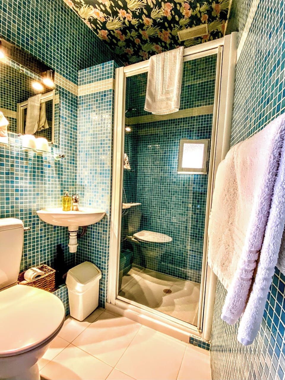 Room (La Lanterne) | Bathroom | Shower, hair dryer, towels, soap