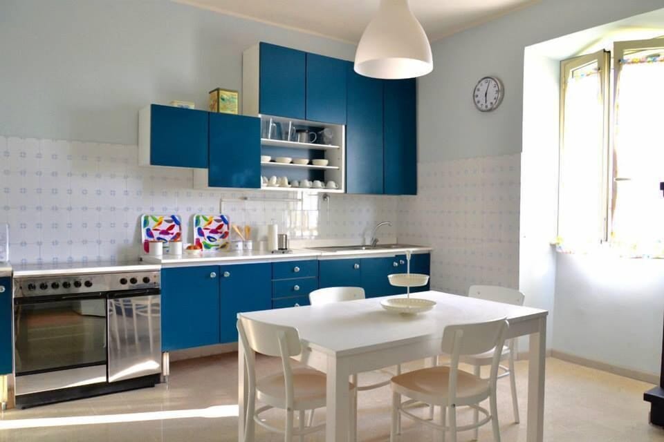 Shared fridge, microwave, cookware/dishes/utensils