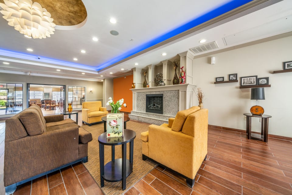 Lobby sitting area