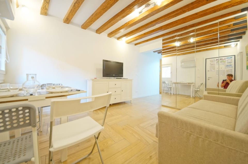 Apartment, 1 Bedroom | Living area | Flat-screen TV
