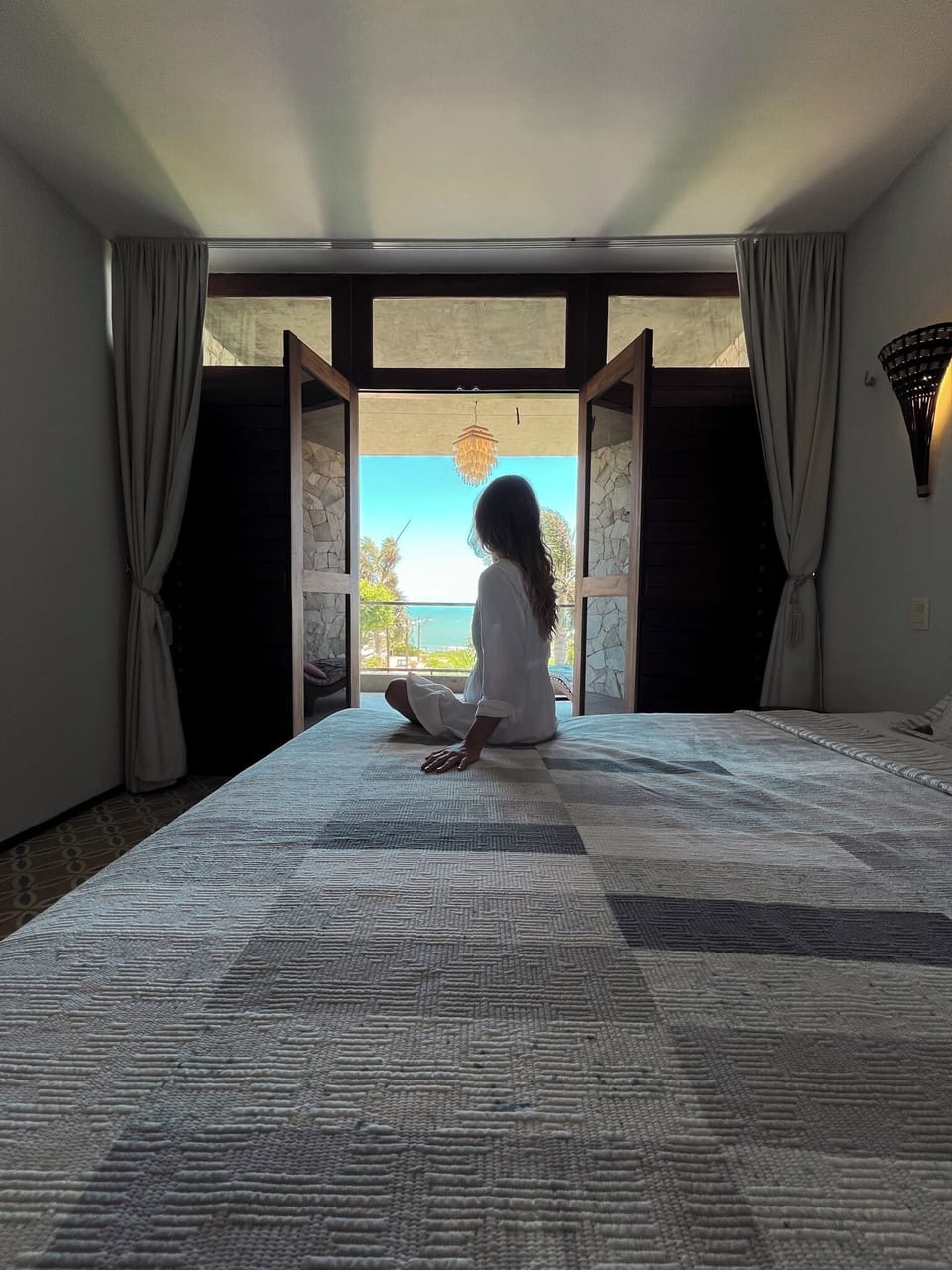 Superior Double Room (Vista para o Mar) | Premium bedding, minibar, in-room safe, blackout drapes
