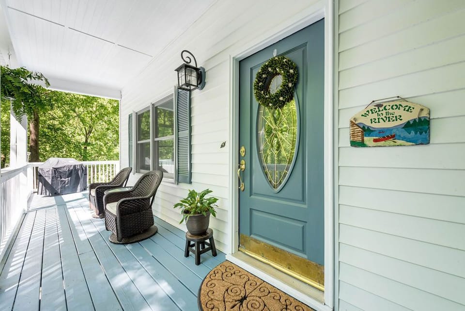 Greet your friends from the front Porch.