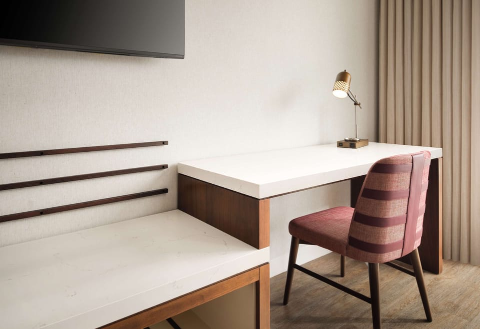 Premium bedding, pillowtop beds, in-room safe, desk
