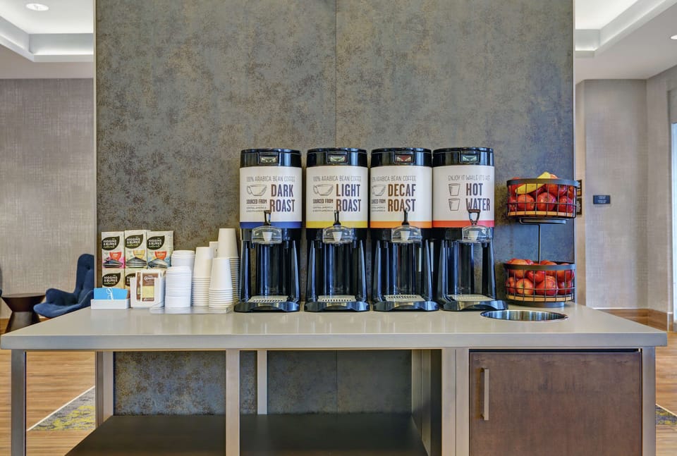 Free daily self-serve breakfast