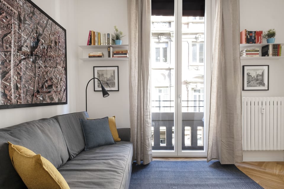 Apartment, 1 Bedroom | Living area