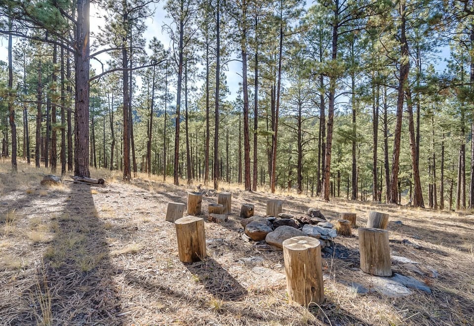Gather around the forest firepit, share stories, and savor peaceful mountain evenings together.