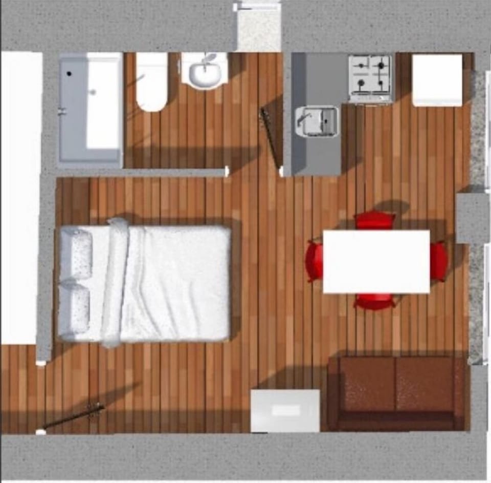 Family Studio, Sea View | Floor plan