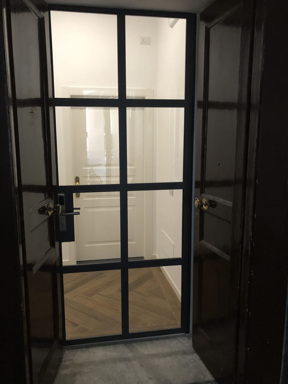 Interior entrance
