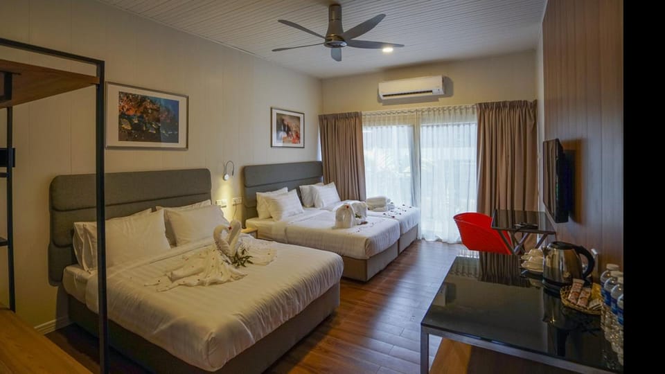Minibar, in-room safe, desk, iron/ironing board (on request)