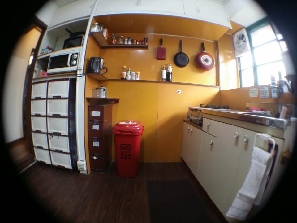 Shared fridge, shared microwave