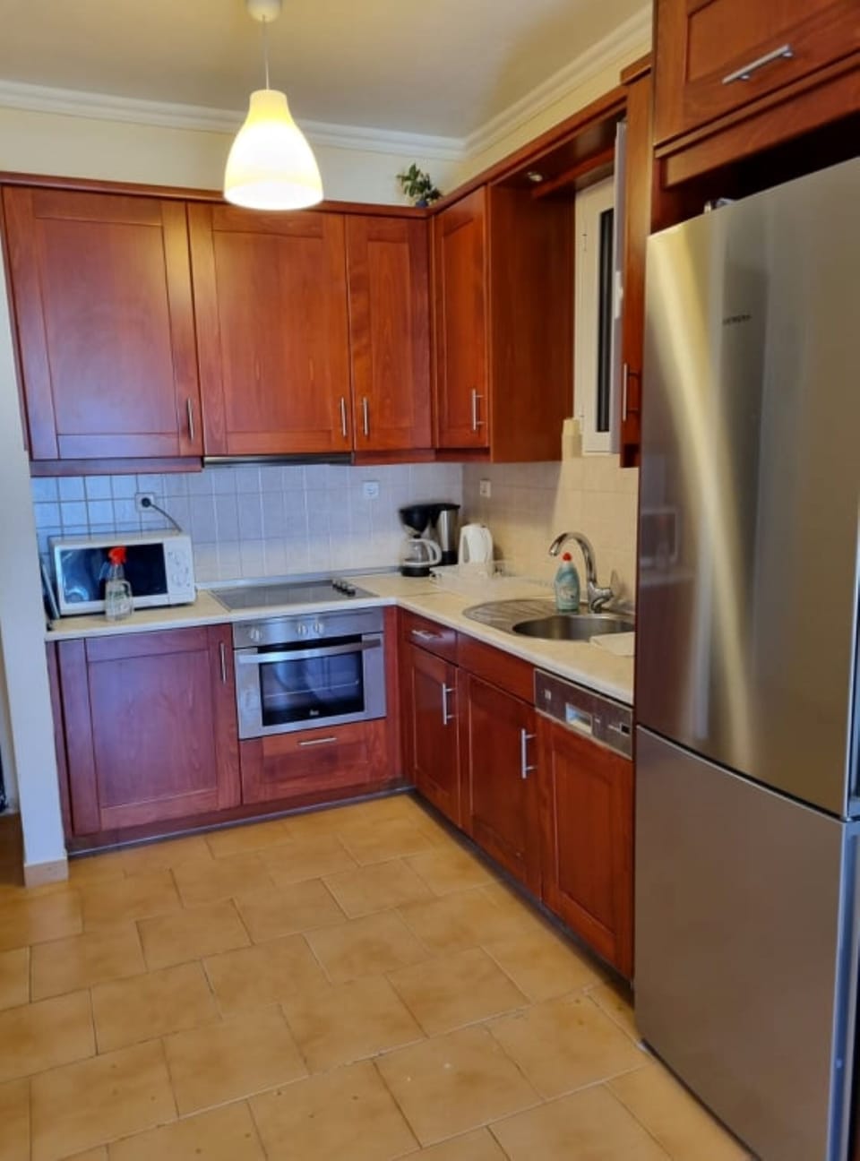 Luxury Apartment, 2 Bedrooms | Private kitchen | Full-size fridge, microwave, oven, stovetop