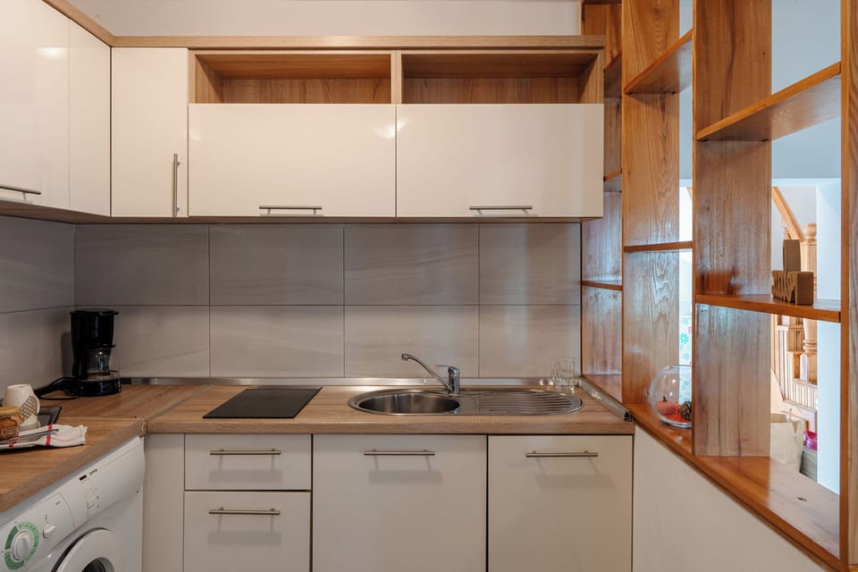 Villa | Private kitchen | Espresso maker, fridge, oven, stovetop