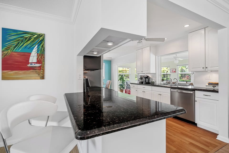 Plenty of counter space for meal prep