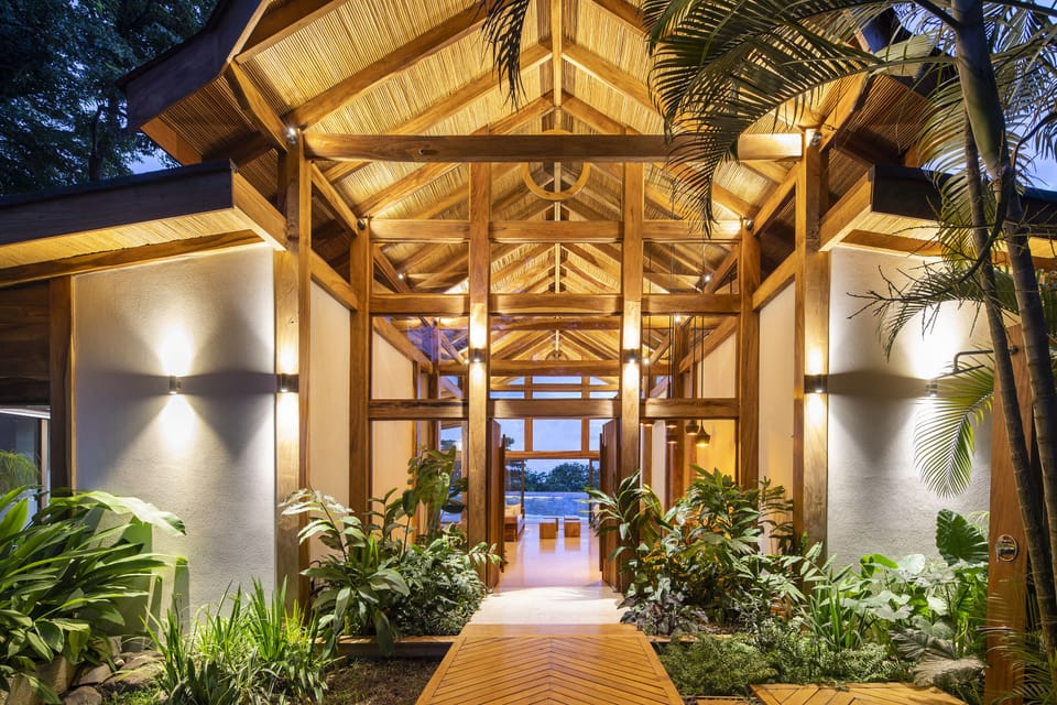 Front of property - evening/night