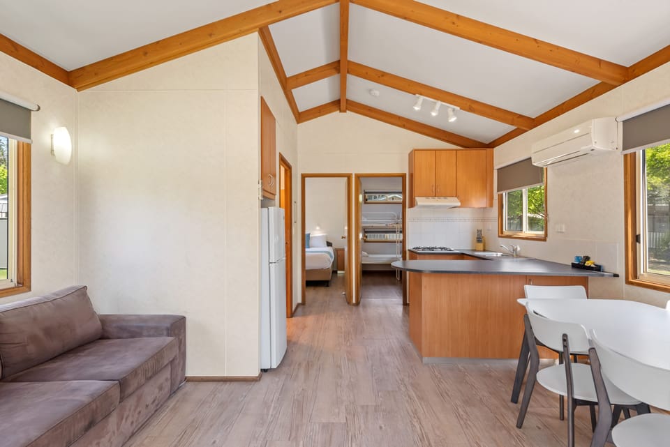 Superior 2 Bedroom Cabin - Sleeps 6 | Living room | TV, DVD player