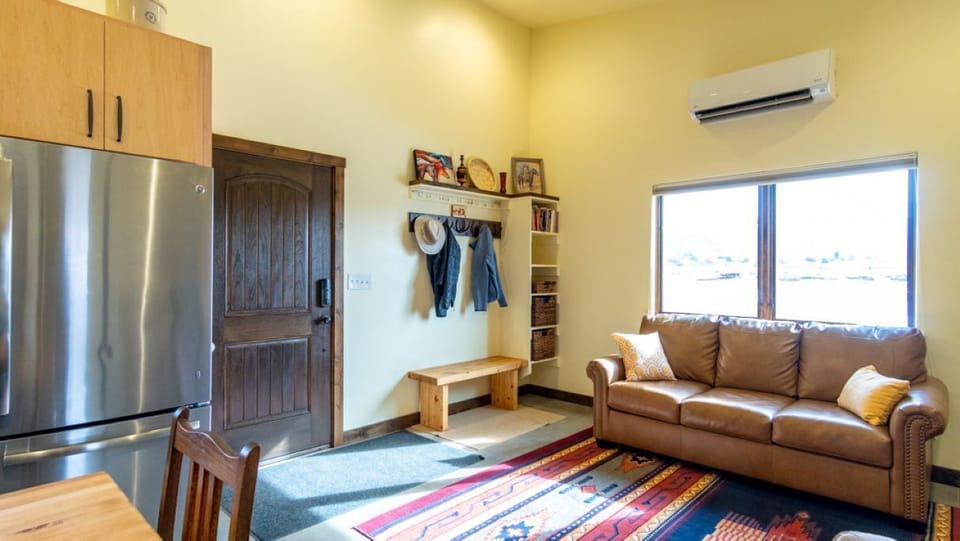 Large windows with beautiful views