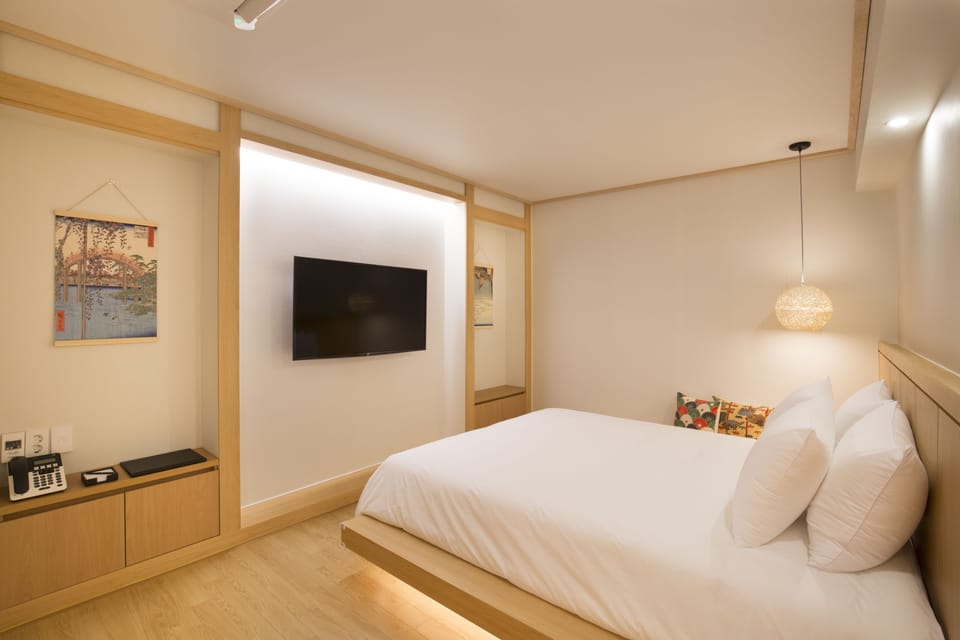 Ryokan Type: Tatami Double Room | In-room safe, soundproofing, iron/ironing board, free WiFi