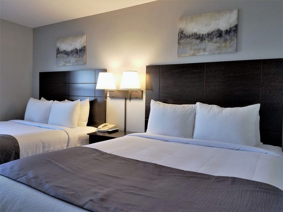 Deluxe Room, Multiple Beds (DELUXE QUEEN AND DOUBLE ROOM) | Egyptian cotton sheets, premium bedding, pillowtop beds