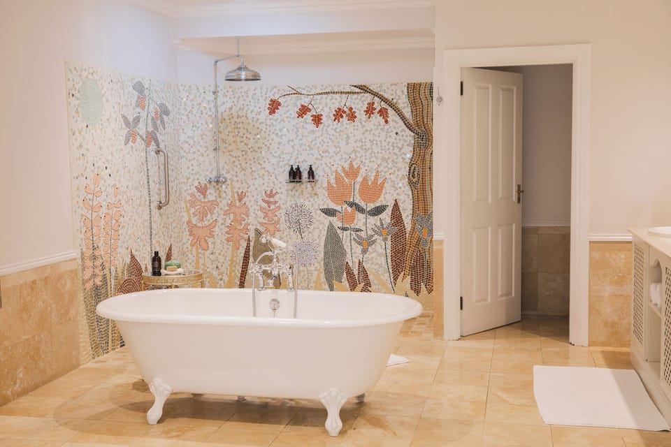 Superior Room, 1 King Bed | Bathroom | Separate tub and shower, deep soaking tub, designer toiletries