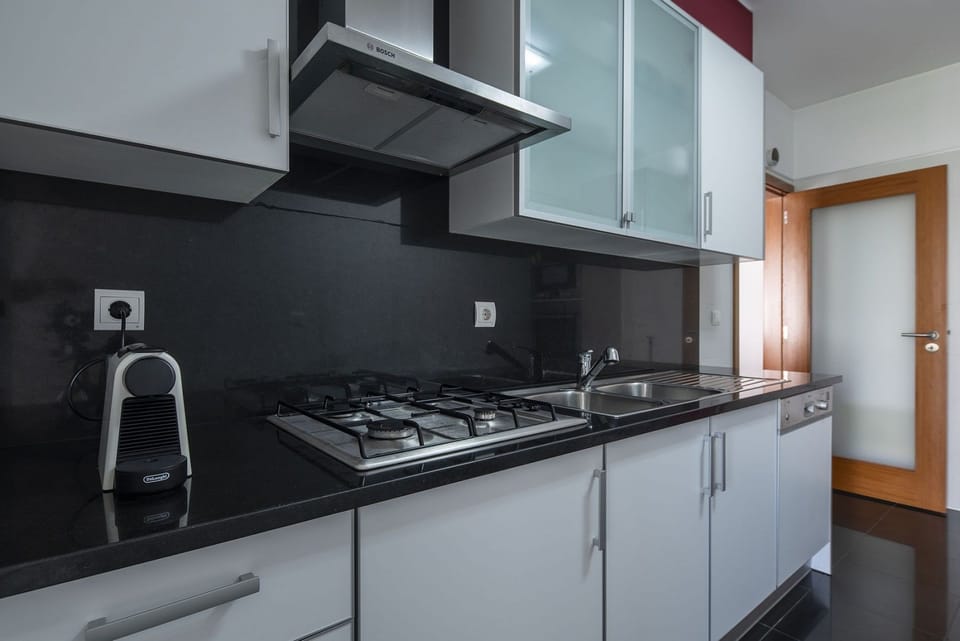 City Apartment, 1 Bedroom, Balcony, Sea View | Private kitchen | Fridge, microwave, stovetop, dishwasher