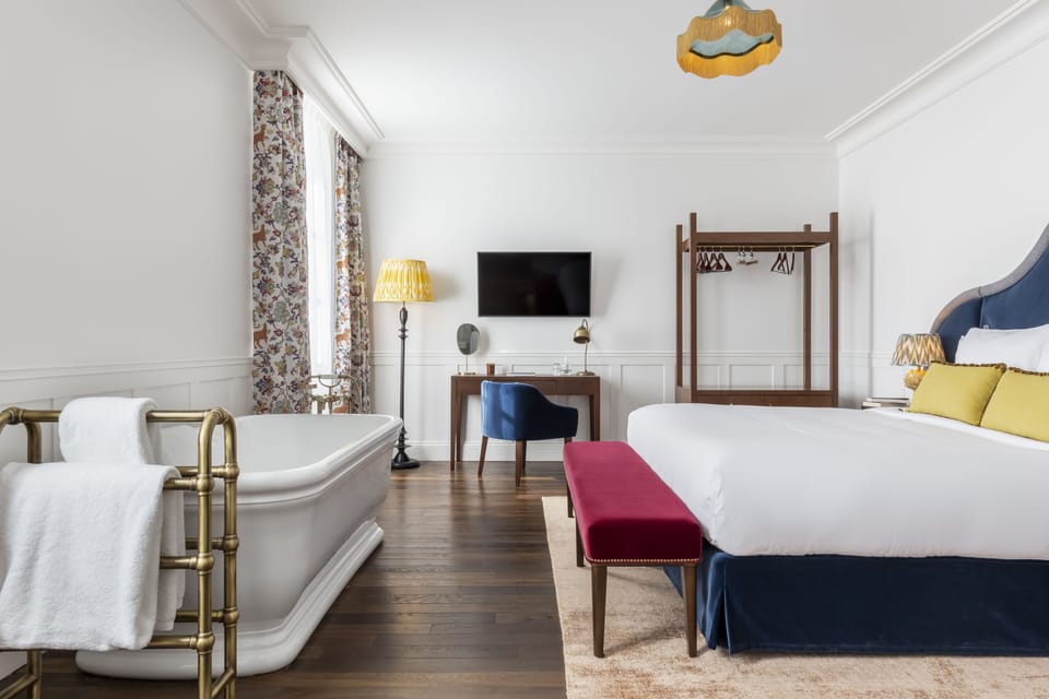 Estournel Room | Premium bedding, in-room safe, individually decorated