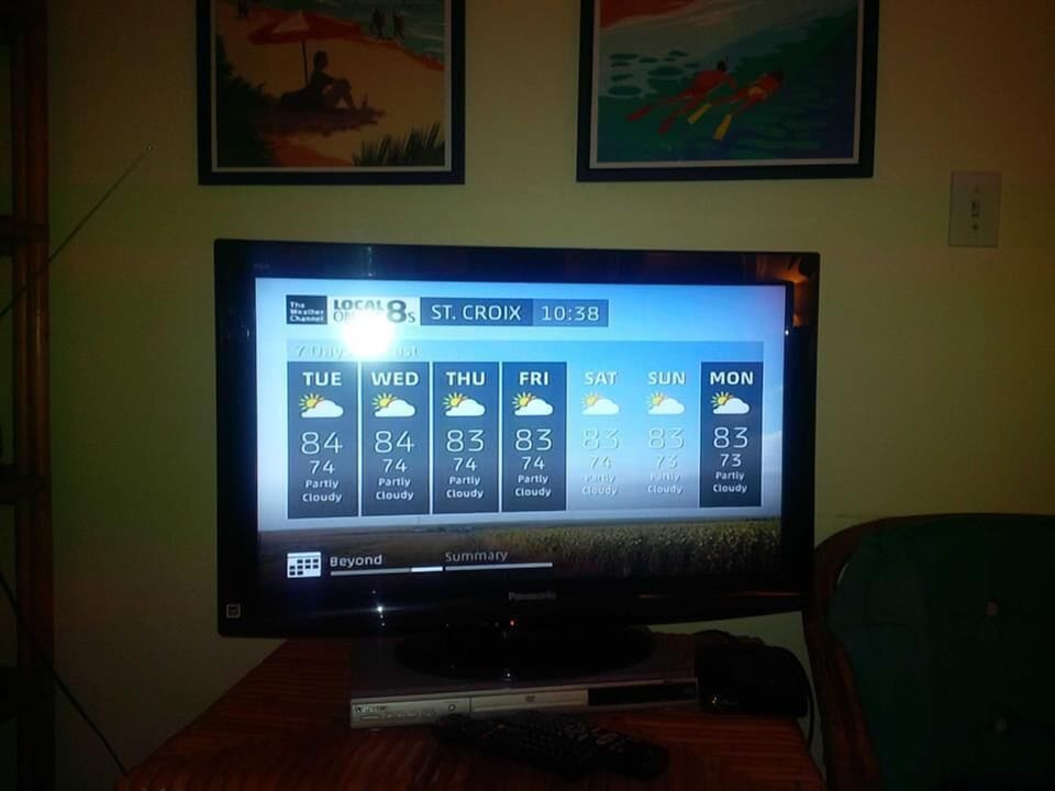 February weather.  July not much different; 6 degree variation in temps in year