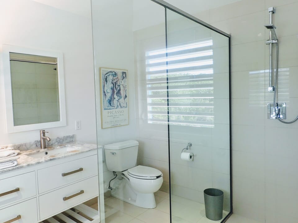 Luxuriate in your shower after a day at the beach