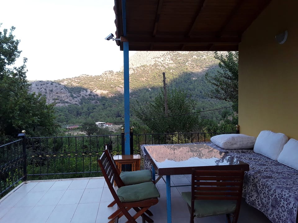 Deluxe Apartment, 1 Bedroom, Mountain View | Living area