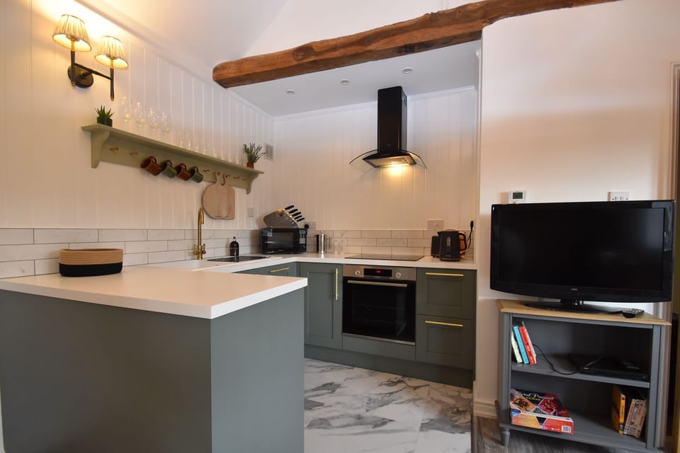 Modern fully equipped kitchen 