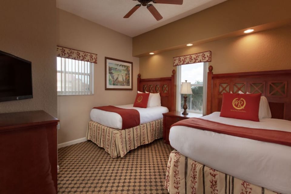 2 double beds in second bedroom