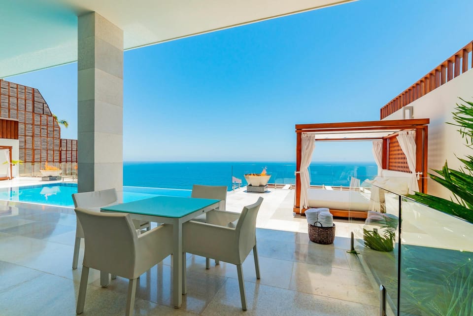 Patio with view