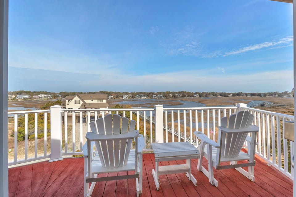 Porch / View of Davis Canal - 2nd Level