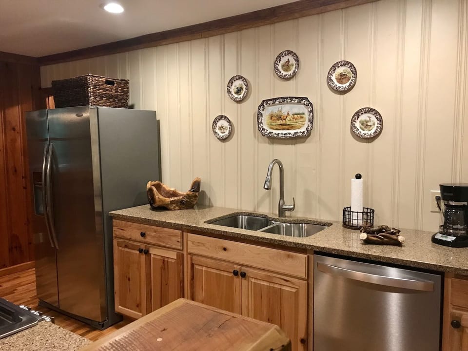 Quartz countertops, ultra quiet dishwasher, and state of the art gas range