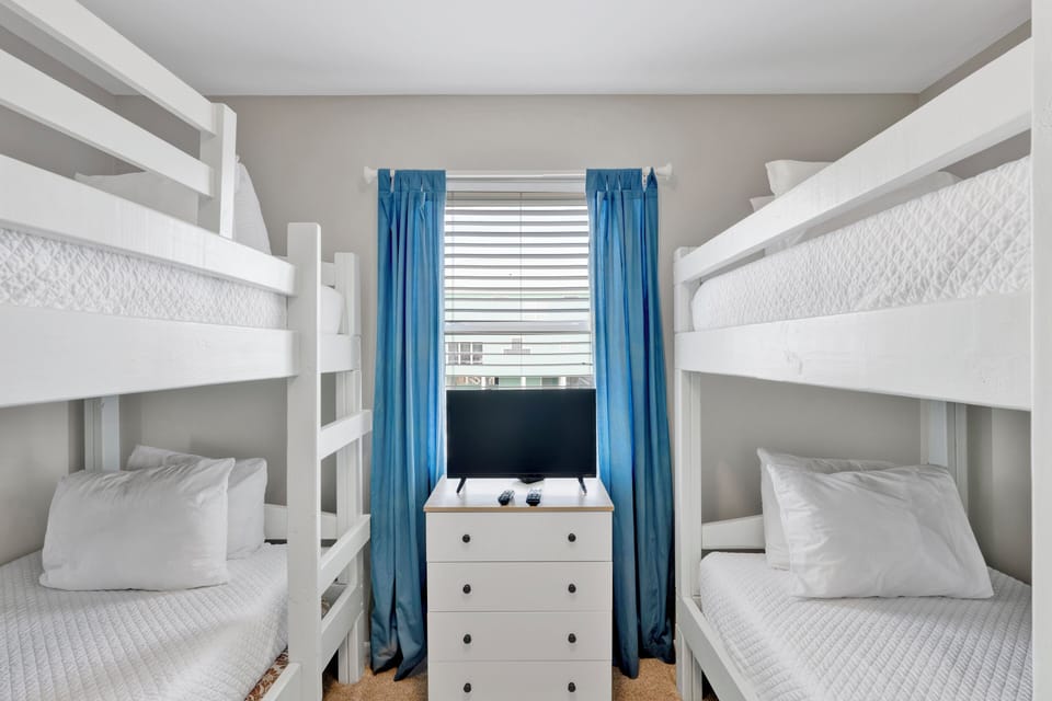 Bedroom 3 comes with a TV