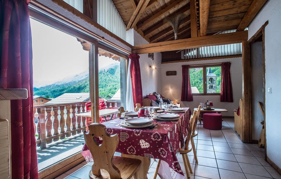 Reconnect with loved ones over a meal at the dining table.