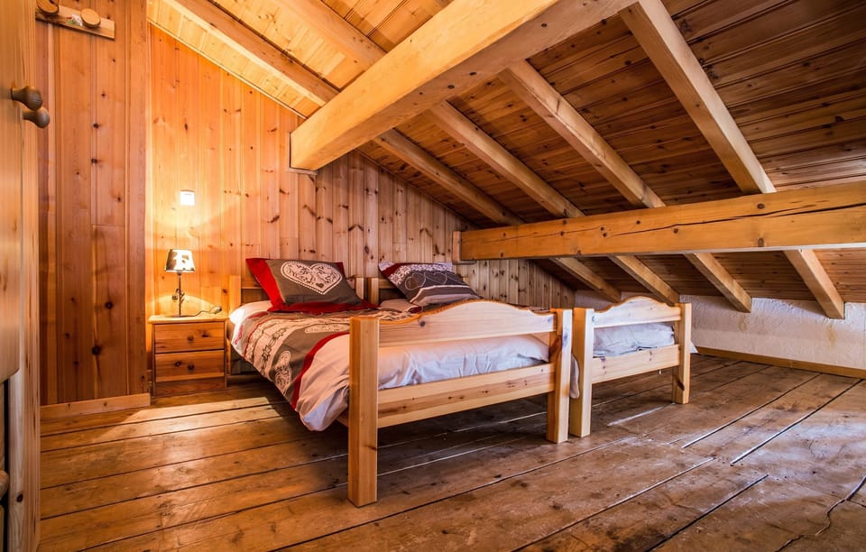 Relax on the comfy Double bed after a day outside.