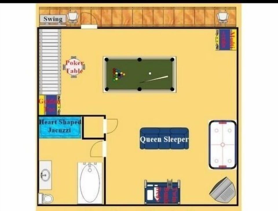 Floor plan - upper level