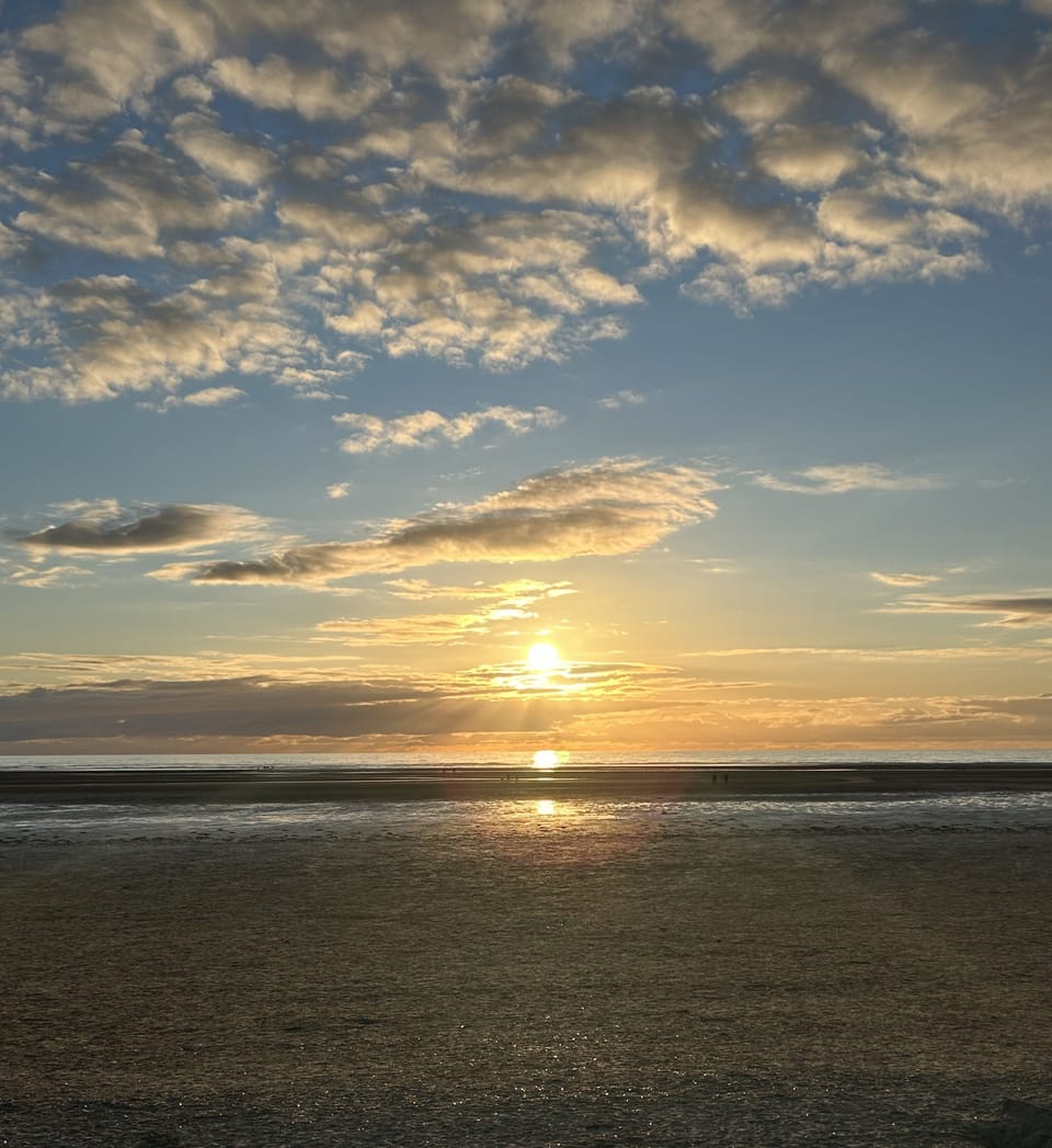 Beautiful St.Annes beach sunset