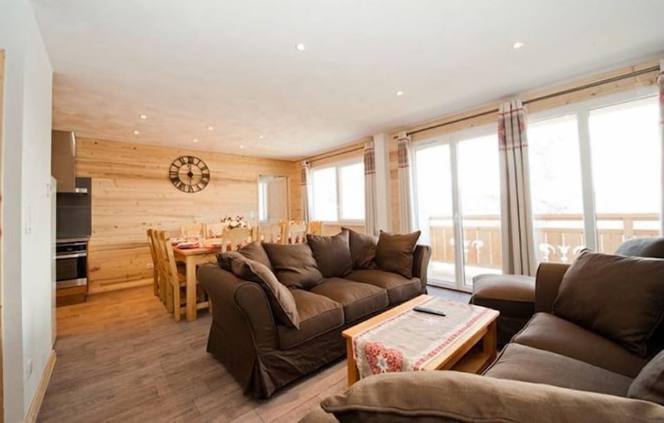 Relax and unwind in the cozy living room.