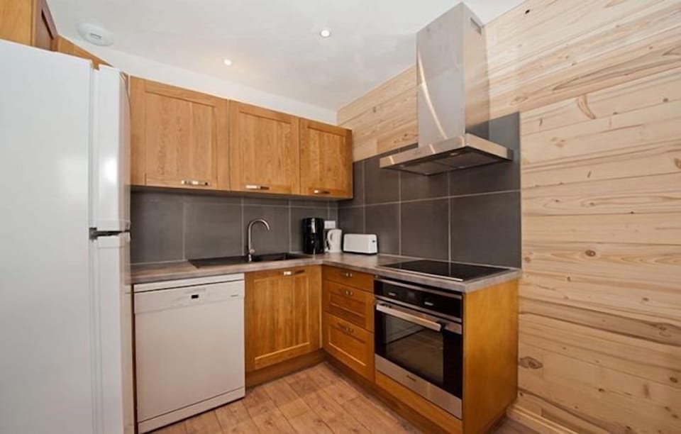 Curb your appetite by indulging on a snack in your kitchenette!