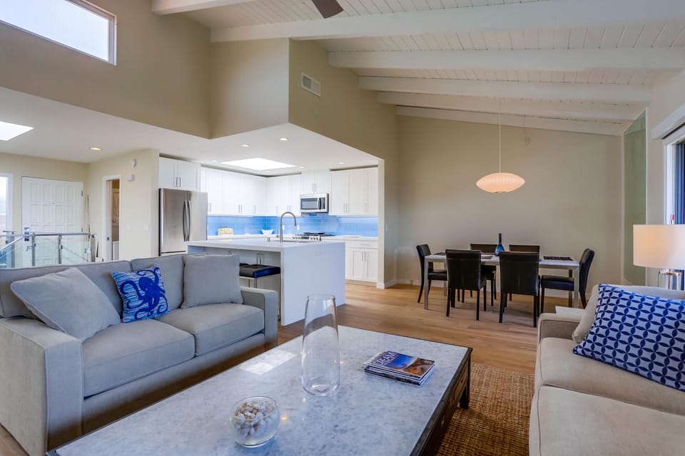 Enjoy ocean views whether you're cooking, dining, or relaxing.