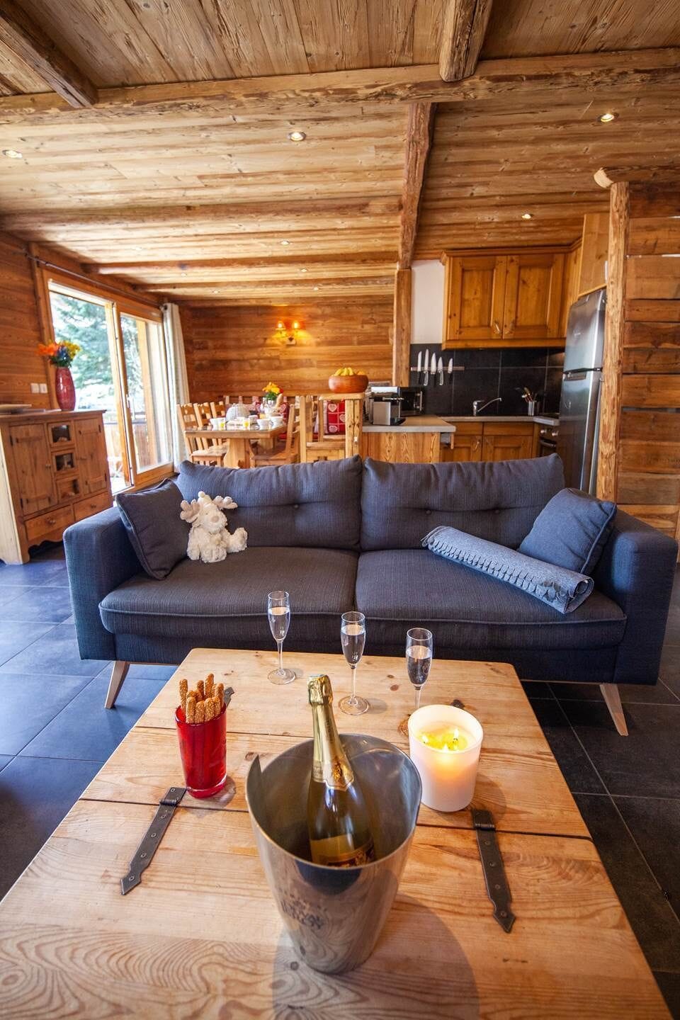 canapé cheminée savoie valloire