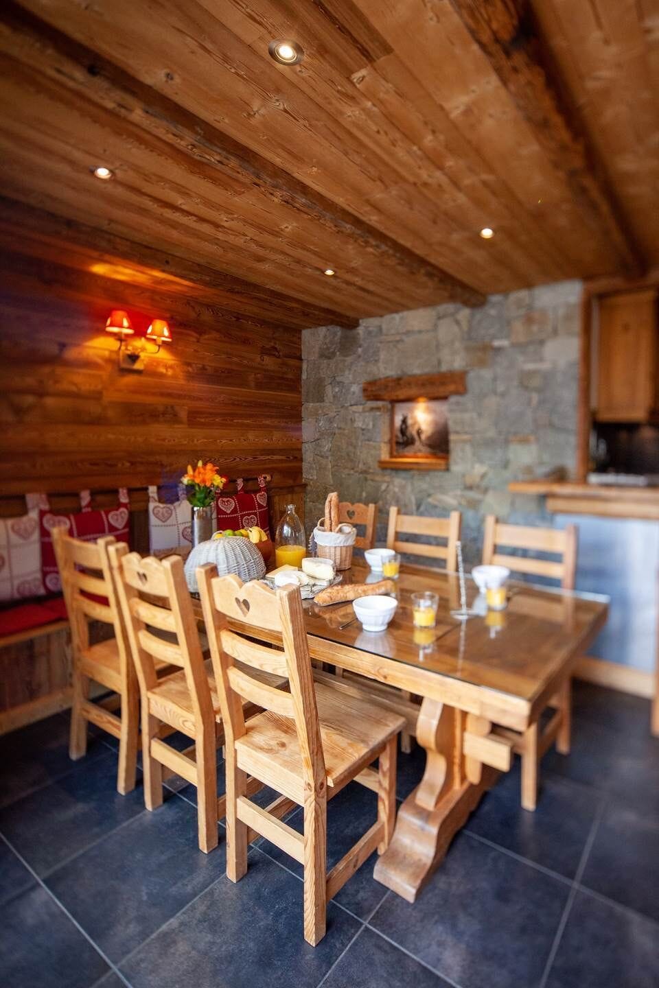 table repas montagne