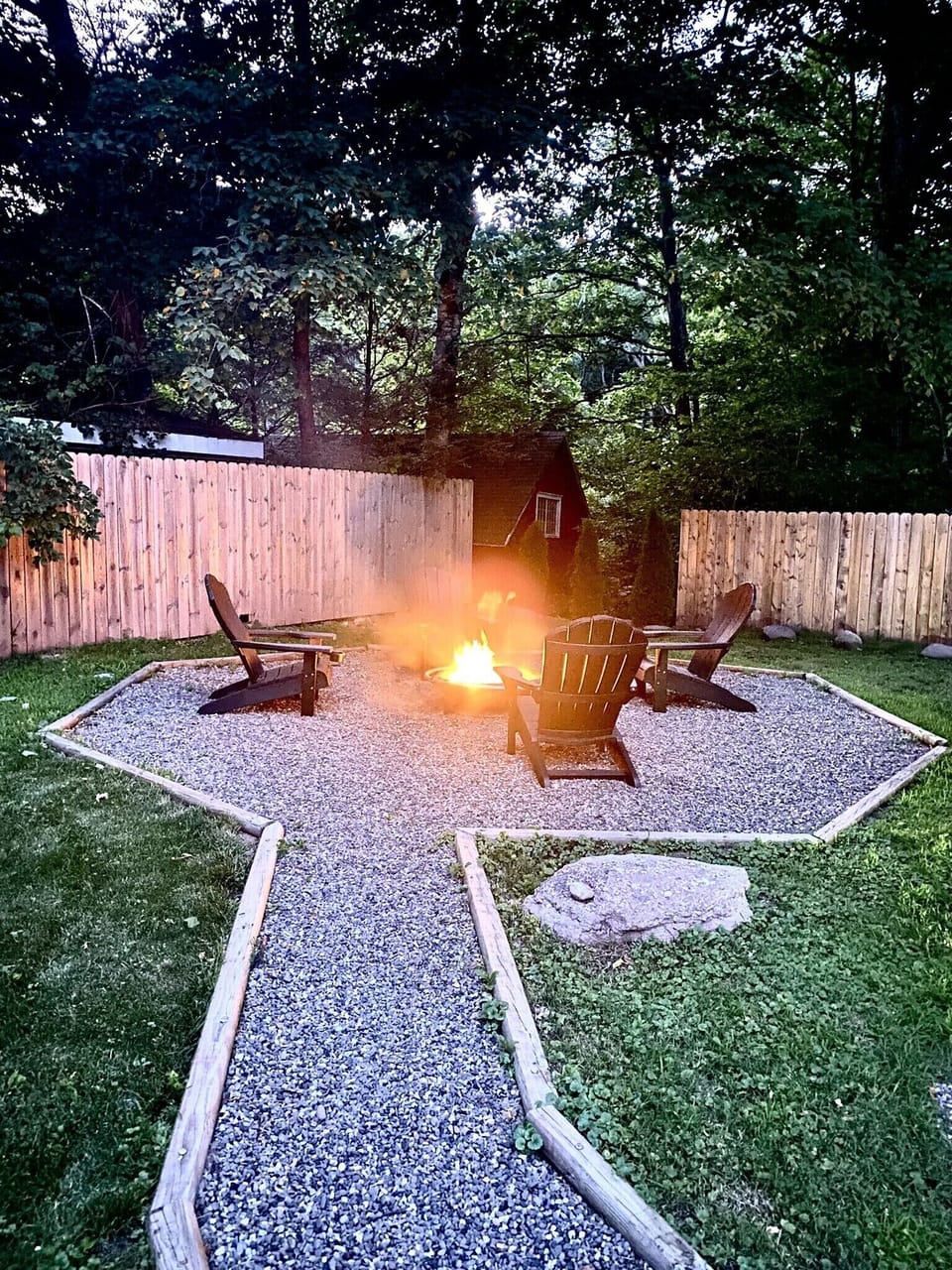 Fire pit area