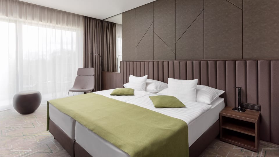 Minibar, in-room safe, desk, blackout drapes
